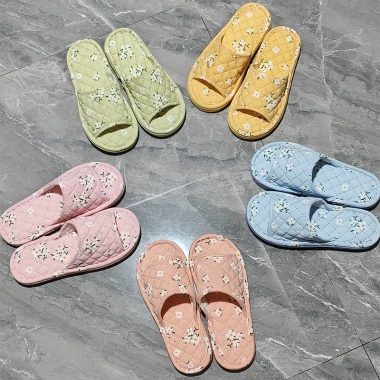 Dẹ́p Cotton 3 Lớp Cao Cấp - Êm Ái, Chống Trượt, Dùng Văn Phòng và Spa - 122k 9