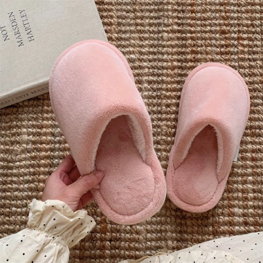 Dép Cotton XIXITIAO Màu Trơn Sang Trọng Cặp Đôi Giữ Ấm Mùa Đông Nam Nữ Giá Ưu Đãi 180k