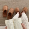 Dép Cotton XIXITIAO Màu Trơn Sang Trọng Cặp Đôi Giữ Ấm Mùa Đông Nam Nữ Giá Ưu Đãi 180k 9