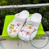 Dép cross nam nữ classic clog đế cao 3cm, độ hoàn thiện cao, tặng full bộ charm loopy hồng - Giá ưu đãi 240k 7