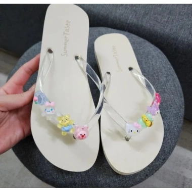 Dép đi biển sang trọng xép xỏ ngón, quai trong và quai gắn stitch cơ - ưu đãi 36.000