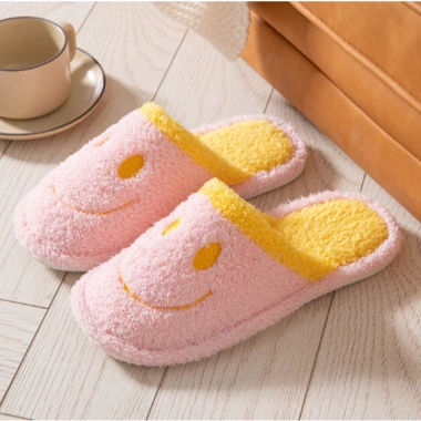 Dép đi trong nhà khách sạn nam nữ mặt cười giảm còn 79k - D76 D05 D104 10