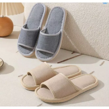 Dép Đi Trong Nhà và Văn Phòng DP209 - Giày Dép Vải Nam Nữ Mẫu Trơn Giá Giảm 54.000 VND 2