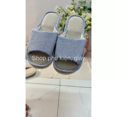 Dép Đi Trong Nhà và Văn Phòng DP209 - Giày Dép Vải Nam Nữ Mẫu Trơn Giá Giảm 54.000 VND 6