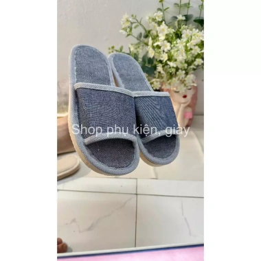 Dép Đi Trong Nhà và Văn Phòng DP209 - Giày Dép Vải Nam Nữ Mẫu Trơn Giá Giảm 54.000 VND 7