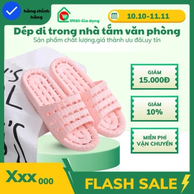 Dép Đi Trong Nhà, Văn Phòng Siêu Nhẹ Xốp Lỗ - Chống Trơn Trượt, Bền Đẹp, Đủ Màu Sắc, Giá 22.999 VND