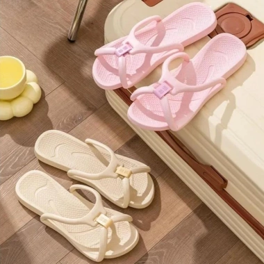 Dép Du Lịch MINLIA Nữ Gấp Chống Trơn Trượt, Đế Bằng Thoải Mái, Cao Gót, Dùng Trong Nhà và Ngoài Trời - 90.828₫