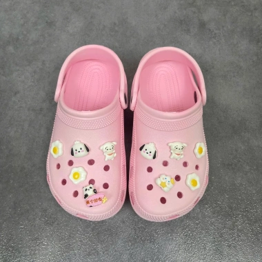 Dép Đúc Quai Hậu Charm Đế Cao 4cm Chống Trơn Trượt, Sục Nam Nữ, Hỗ Trợ Đổi Size