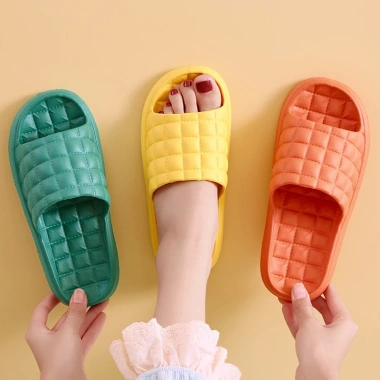 Dép Eva chống trượt caro cho nhà tắm, văn phòng, khách sạn - Nam nữ, giá chỉ 29.000₫