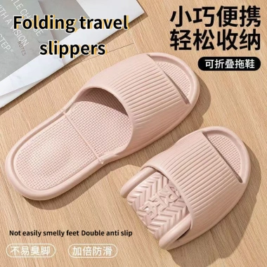 Dép gấp du lịch EVA chống trượt không mùi, dùng một lần cho nam nữ - 253.524 VND
