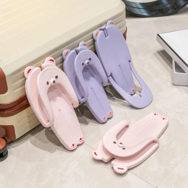 Dép gấp du lịch NBANLIKE EVA mềm, chống nước, chống trượt, thiết kế gấu xỏ ngón, phù hợp khách sạn 9 Dép gấp du lịch NBANLIKE EVA mềm, chống nước, chống trượt, thiết kế gấu xỏ ngón, phù hợp khách sạn 9
