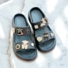 Dép hai quai nữ đế cao 7cm đi chơi, đi biển - kèm bộ charm đá thời trang 5
