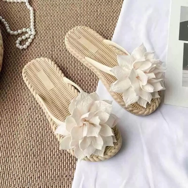 Dép hoa đi biển hè 2.025 xinh xắn phong cách Hàn Quốc - Giá ưu đãi 75.000 Cói Cô Lê 7