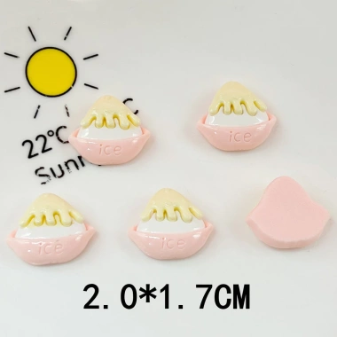 Dép kem mùa hè mát mẻ Sun Umbrella cây dừa bikini cream keo DIY nhựa phụ kiện 2.916 VNĐ 2