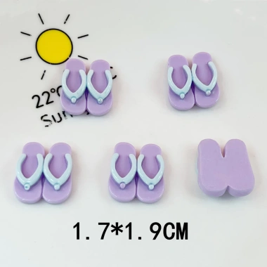 Dép kem mùa hè mát mẻ Sun Umbrella cây dừa bikini cream keo DIY nhựa phụ kiện 2.916 VNĐ 6