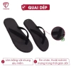 Dép kẹp đen xỏ ngón nữ quai vải siêu bền, tiện du lịch biển, giá 38.218₫ 3