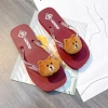 Dép kẹp gấu nâu dễ thương size 24-39 - Xỏ ngón du lịch mẹ bé, giá ưu đãi 55.000đ 9