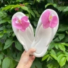 Dép kẹp hoa lan nơ nhung xinh, Eva chống trơn trượt, dễ phối, phong cách mới 56k 3