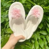 Dép kẹp hoa lan nơ nhung xinh, Eva chống trơn trượt, dễ phối, phong cách mới 56k 9