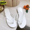 Dép kẹp nữ thời trang đi biển đế bệt xỏ ngón mũi tròn quai mảnh da bóng chống trượt 49k 4