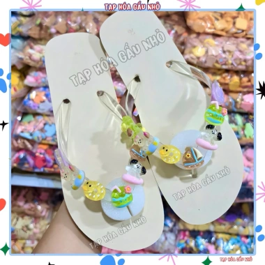 Dép Kẹp Xỏ Ngón Mix Charm Đi Dã Ngoại, Biển, Du Lịch Mùa Hè Tặng 14 Sticker Giá 30k 2 Dép Kẹp Xỏ Ngón Mix Charm Đi Dã Ngoại, Biển, Du Lịch Mùa Hè Tặng 14 Sticker Giá 30k 2