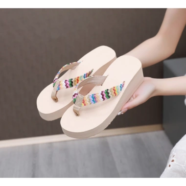 Dép kẹp xỏ ngón nữ đế xuồng cao DN45 - mềm êm, thích hợp đi trong nhà, du lịch, văn phòng, giảm giá 69k 6 Dép kẹp xỏ ngón nữ đế xuồng cao DN45 - mềm êm, thích hợp đi trong nhà, du lịch, văn phòng, giảm giá 69k 6