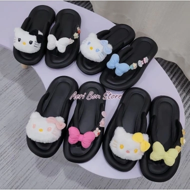 Dép Kẹp Xỏ Ngón Nữ Hello Kitty Gắn Charm Nơ EVA Siêu Nhẹ Chống Trơn Trượt Giá 59k 2 Dép Kẹp Xỏ Ngón Nữ Hello Kitty Gắn Charm Nơ EVA Siêu Nhẹ Chống Trơn Trượt Giá 59k 2