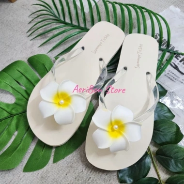 Dép kẹp xỏ ngón quai trong đính hoa sứ đi biển mùa hè - Nhiều màu sắc dễ thương, chỉ 26.000₫
