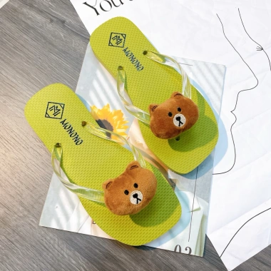 Dép Lào Gấu Nâu San San - Kẹp Xỏ Ngón Êm Chân, Đi Chơi Du Lịch Giá Ưu Đãi 70K 8