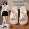 Dép Lê Chéo Nữ 2.023 Cao Cấp – Tiểu Thư Bánh Bèo, Đế Tăng Chiều Cao, Đẹp Cute Giá 75.000₫