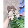 Dép Lê Nữ Da Lì Mềm Đế Nhẹ êm Chân - 3 Màu Đen, Kem, Nâu, Giá Ưu Đãi 179k 4