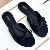 Dép lê nữ thời trang quai nơ nhỏ, bọc lụa đen sang chảnh – Giá chỉ 159.000₫ 10