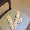Dép lê nữ xinh mùa hè, thắt nơ đế bệt nhựa PU nhẹ êm chân - Thời trang 2.025 3