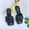 Dép Lê Quai Ngang Hoạ Tiết Nhún San San - Dép Nữ Cao 4 Phân, Sang Trọng, Đi Tiệc Du Lịch 5