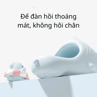 Dép Lê Quai Ngang Nữ Cá Mập Cute Nhiều Màu Giá Rẻ Thời Trang TRANGBIHUE 58.950₫