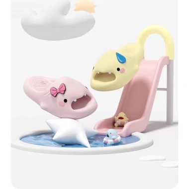 Dép Lê Quai Ngang Nữ Cá Mập Cute Nhiều Màu Giá Rẻ Thời Trang TRANGBIHUE 58.950₫