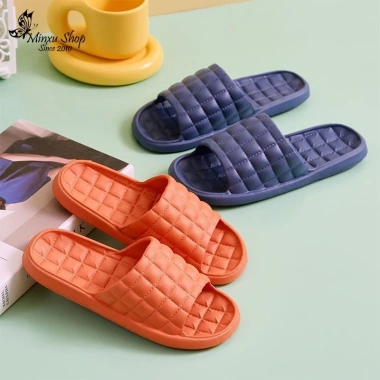Dép lê xốp 4 mùa, hình ô vuông chống trượt - Đồ nhà tắm, văn phòng Minxu DEP03 24.190₫ 6