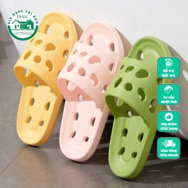 Dép lê xốp siêu nhẹ hình ô vuông, chống trơn trượt, dùng trong nhà tắm, văn phòng, khách sạn – Giá chỉ 35.000đ 4