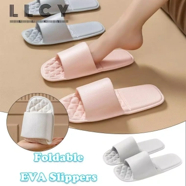 Dép LLCY nhẹ gập gọn, trượt phòng khách sạn Eva di động cho Nam và Nữ, Giá 64,584₫