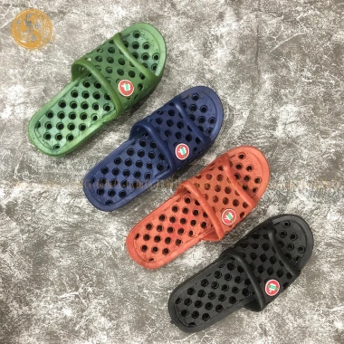 Dép lỗ táo đúc quai ngang - Đi trong nhà, văn phòng, nhà tắm, chống trơn, 21.000đ