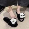 Dép lông hình cún đeo kính ngầu, dày 1,5 cm, chống trơn, ấm áp cho nhà, văn phòng, khách sạn - giảm còn 99.000₫ 3