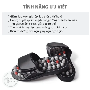Dép Massage Bấm Huyệt Bàn Chân Giảm Mệt Mỏi, Thư Giãn Căng Thẳng – Chỉ 210.800₫