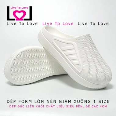Dép nam bít mũi DUWA SN355 đúc liền khối siêu nhẹ, đế cao 4cm - Giá 78.989₫ 9