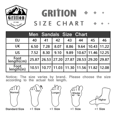 Dép Nam GROTION Đóng Thoáng Khí, Chống Trượt, Thích Hợp Leo Núi và Đi Bộ 8 Dép Nam GROTION Đóng Thoáng Khí, Chống Trượt, Thích Hợp Leo Núi và Đi Bộ 8