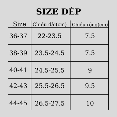Dép nam nữ đế dày siêu nhẹ bánh mì hottrend 2.025 Full size, giá chỉ 63.000₫
