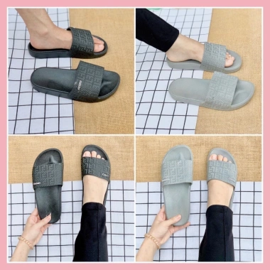 Dép nam nữ quai ngang cặp cao su đen chống trơn, unisex đi biển du lịch - 32.000₫ 4