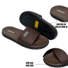 Dép nam quai ngang WOSHOE khâu dấu chỉ, chống thấm nước, da microfiber cao cấp 5