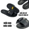 Dép nam quai ngang WOSHOE khâu dấu chỉ, chống thấm nước, da microfiber cao cấp 9
