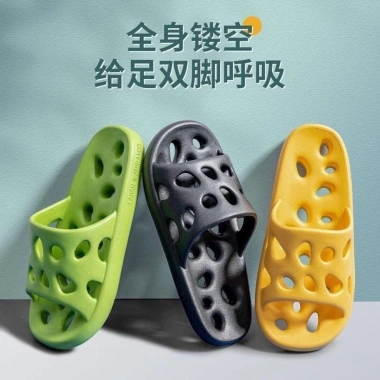 Dép nguyên khối thoáng khí nhẹ bền, đế bằng nhung 98 lỗ to giá 25.999 VND 3