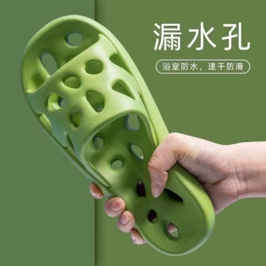 Dép nguyên khối thoáng khí nhẹ bền, đế bằng nhung 98 lỗ to giá 25.999 VND 5